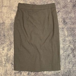Le Chateau Gray Pencil Skirt